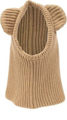 Animal-Ears Knitted Slip-On Beanie-AA