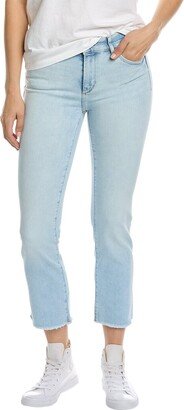 Mara Straight Mid-Rise Instasculpt Jet Stream Raw Skinny Leg Jean