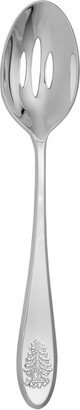 Christmas Tree Slotted Spoon,18/10 Stainless Steel, 10