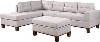Nama 106 Inch Reversible L Sectional Sofa
