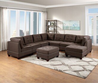 TONWIN Modular Sectional 9pc Set Living Room Furniture Corner