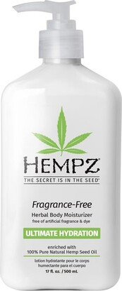 Fragrance Free Herbal Body Moisturizer