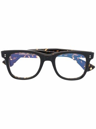 Tortoiseshell-Effect Wayfarer Glasses