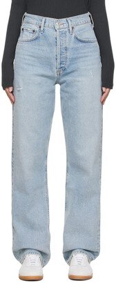 Blue Eva Relaxed Jeans