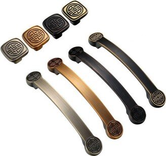 Bronze/Black +Bronze /Coffee Bronze /Oil Rubbed Kitchen Cabinet Knobs Handles Pulls Dresser Drawer Door Zinc Alloy Furniture