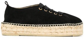 Platform Lace-Up Espadrilles