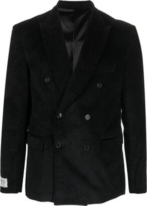 Family First Double-Breasted Corduroy Blazer