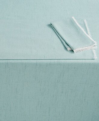 French Perle 60 x 120 Ice Blue Tablecloth