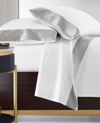 Italian Percale Sateen Cuff 4-Pc. Sheet Set, California King, Created for Macy's