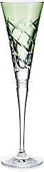 Winter Wonders Mistletoe Flute Glass - Green