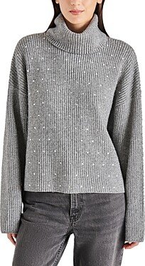 Astro Crystal Turtleneck Sweater