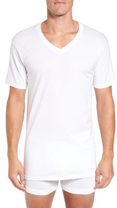 4-Pack Regular Fit Supima® Cotton V-Neck T-Shirts