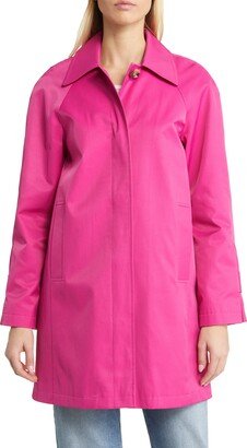 Mac Water Repellent Cotton Blend Raincoat