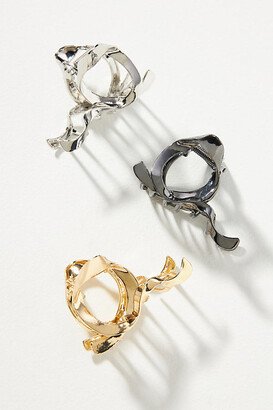 By Anthropologie Loop Hair Claw Clips, Set of 3