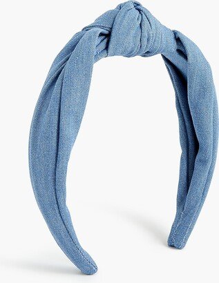 Women's Chambray Knot Headband