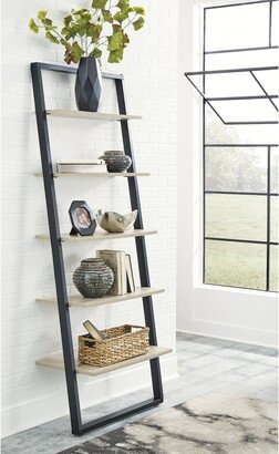 Waylowe Natural/Black Bookcase - 29