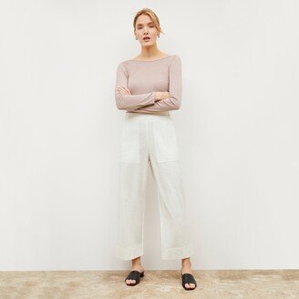 Madelyn Pant - Double-Faced Linen - Ivory