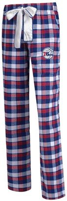 Women's Concepts Sport Royal, Red Philadelphia 76ers Plus Size Piedmont Flannel Sleep Pants - Royal, Red