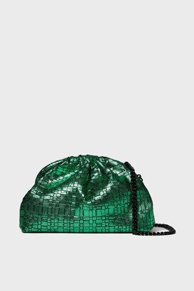 Emerald Metallic Game Clutch