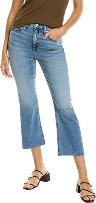 Nina Peony High-Rise Ankle Flare Jean