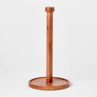 Wood Paper Towel Holder