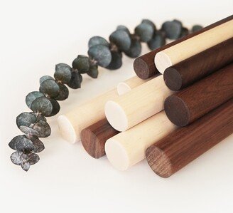 Wooden Dowels in Birch & Walnut Wood For Keyaiira Leather Products -Uses; Ceiling & Suspension Straps, Paper Towel Holders, Racks