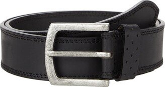 Jarvis Leather Belt (Black Crazy Horse) Men's Belts