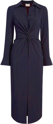 McKenna ruched shirt dress