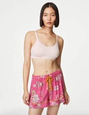 Floral Pyjama Shorts-AA