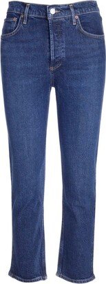 90S Pinched Waist Straight-Leg Jeans