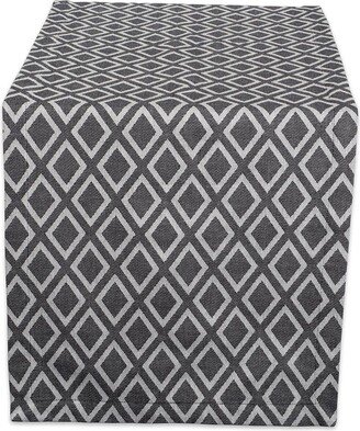 Top sale Black & White Diamond Table Runner 14X72