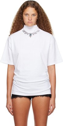 White Emerald Necklace T-Shirt