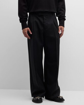 Men's Baggy Tailored Wool Dress Pants