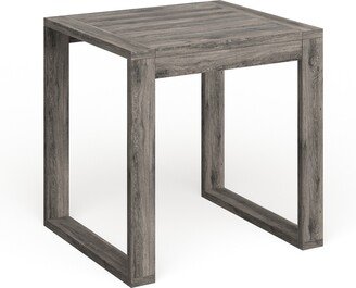 Mamaroneck Grey Teak Outdoor Side Table by Havenside Home