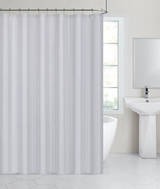 GoodGram Hotel Collection Fabric Shower Curtain Liners With Reinforced Hook Holes - Light Gray