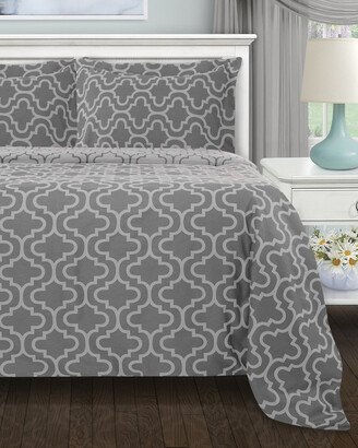 Flannel Trellis Deep Pocket Sheet Set