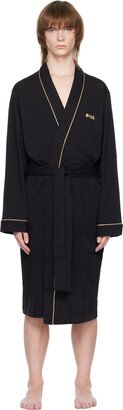 Black Piping Robe