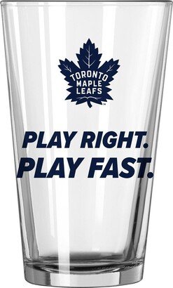 Toronto Maple Leafs 16 Oz Team Slogan Pint Glass