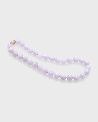 David C.A. Lin 18k Lavender Jadeite 31-Bead Necklace