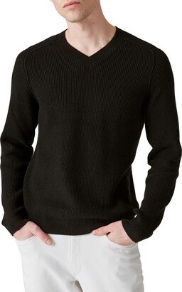 Cloud Soft Cotton Blend V-Neck Sweater