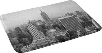 Bethany Young Photography In a New York State of Mind Memory Foam Bath Mat Black/White