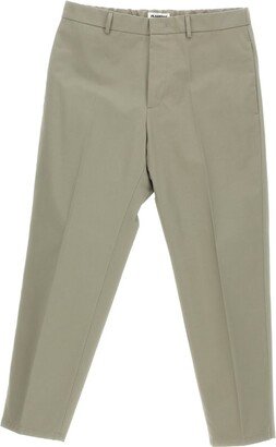 Mid-Rise Straight-Leg Trousers-EE