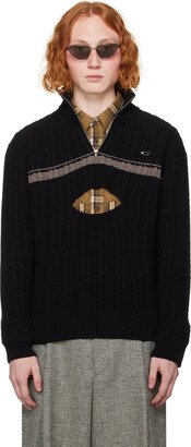 Black Field Sweater