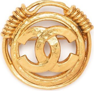 1994 CC-logo round brooch