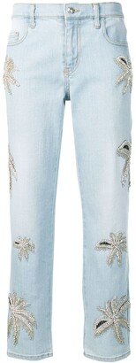 Boyfriend Fit Denim Trousers