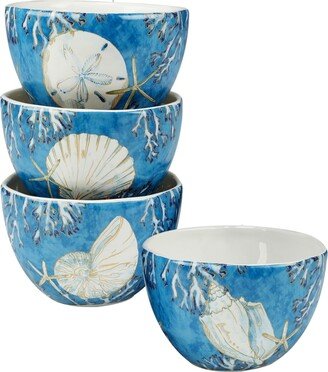 Playa Shells Set of 4 Ice Cream Bowl