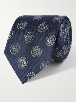 Waldegrave 8.5cm Embroidered Silk-Faille Tie