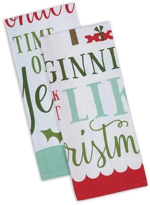 Assorted Holiday Fun Printed Dishtowel Set