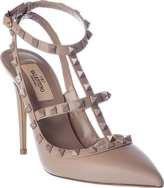 Rockstud Caged 100 Leather Pump-AH