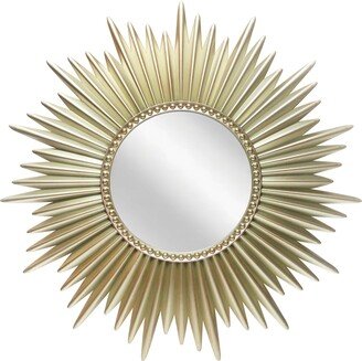 Sunburst Wall Mirror - 24 in H x 24 in W x 0.75 in D